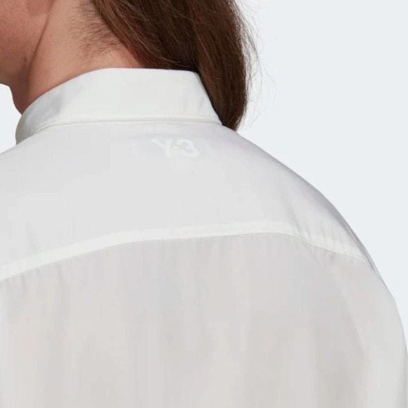 adidas x Y-3 Silky Taffeta Button Down Shirt - Picture 4 of 14